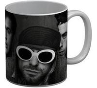 Fabulous Mug céramique Nirvana Groupe Entier Kurt Cobain Blanc G