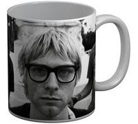Fabulous Mug céramique Nirvana Kurt Cobain Lunettes Nerd Blanc G