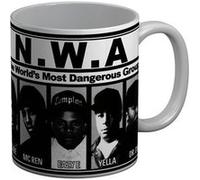 Fabulous Mug céramique NWA Most Dangerous Straight Outta Compton Blanc G