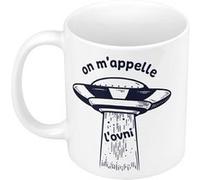 Fabulous Mug céramique On m'appelle l'Ovni Blanc G