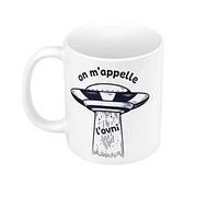 Fabulous Mug Céramique On m'appelle l'Ovni Musique Jul Enfant