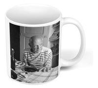 Fabulous Mug céramique Pablo Picasso Cuisine Photo Vintage Blanc G