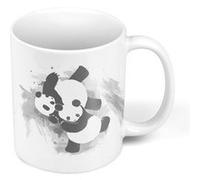 Fabulous Mug céramique Panda Judo Aquarelle Blanc G