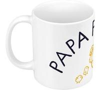 Fabulous Mug céramique Papa Famille Poule Blanc G