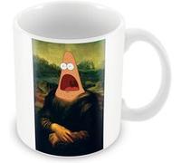 Fabulous Mug céramique Patrick Mona Lisa Bob l'Eponge Da Vinci Blanc G