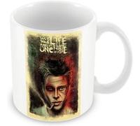 Fabulous Mug céramique Peinture Fight Club Brad Pitt Life Blanc G