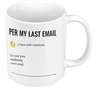 Fabulous Mug céramique Per My Last Email Blanc G