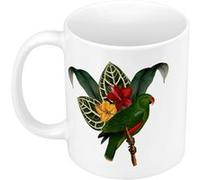 Fabulous Mug céramique Perroquet Tropical Blanc G
