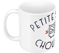 Fabulous Mug céramique Petite Soeur Famille Chouette Blanc G