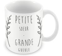Fabulous Mug céramique Petite Soeur Grande Gueule Blanc G