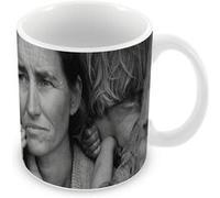 Fabulous Mug céramique Photo Mère et ses Enfants Noir et Blanc Walker Evans Blanc G