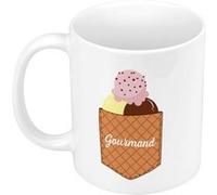 Fabulous Mug céramique Poche Surprise Gourmand Blanc G