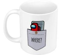 Fabulous Mug céramique Poche Surprise Imposteur Blanc G