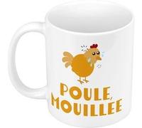 Fabulous Mug céramique Poule Mouillée Blanc G