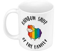 Fabulous Mug céramique Rainbow Sheep of the Family Blanc G
