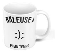 Fabulous Mug céramique Raleuse A Plein Temps Humour Drole Sourire Blanc G