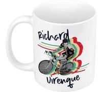 Fabulous Mug céramique Richard Virenque Vintage Blanc G