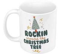 Fabulous Mug céramique Rockin Around the Christmas Tree Blanc G