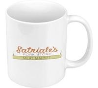 Fabulous Mug céramique Satriales Meat Market The Sopranos Blanc G