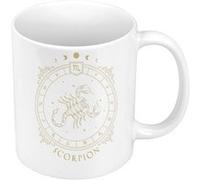 Fabulous Mug céramique Scorpion Cartomancie Signe Astrologie Blanc G