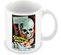 Fabulous Mug céramique Screaming Skull Cinéma Vintage Blanc G