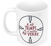 Fabulous Mug céramique Se Mettre au Verre Blanc G