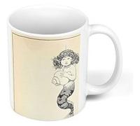 Fabulous Mug céramique Sirene & Pecheur Peinture Norman Rockwell Blanc G
