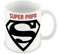 Fabulous Mug céramique Super Papa Rouge Logo Super Héros Blanc G