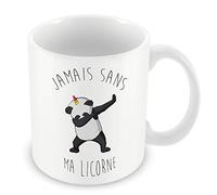 Fabulous Mug Céramique Tasse Jamais Sans ma Licorne Humour Mignon Dessin le Dab du Panda Animaux