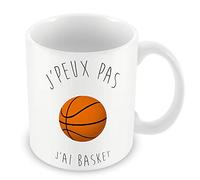 Fabulous Mug Céramique Tasse J'Peux Pas J'Ai Basket Ballon de Basket-Ball Humour Rigolo Fun