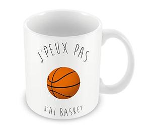 Fabulous Mug Céramique Tasse J'Peux Pas J'Ai Basket Ballon de Basket-Ball Humour Rigolo Fun