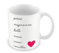 Fabulous Mug Céramique Tasse Petite Mignonne Belle mais Casse-Couilles avec Coeur