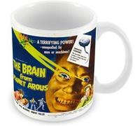 Fabulous Mug céramique the Brain From Planet Arous Cinéma Vintage Blanc G