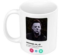Fabulous Mug céramique Tinder Michael Myers Blanc G