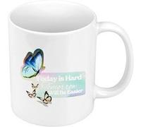 Fabulous Mug céramique Today is Hard Tomorrow will be Easier Blanc G