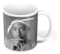 Fabulous Mug céramique Tupac Shakur Portrait Bandana Blanc G