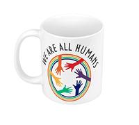Fabulous Mug Céramique We Are All Humans LGBTQ+ Gay Lesbien Egalité