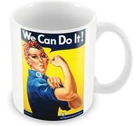 Fabulous Mug céramique We Can Do It Femme Guerre Blanc G