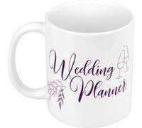 Fabulous Mug céramique Wedding Planner Calligraphie Blanc G