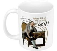 Fabulous Mug céramique Where did all my money Goya ? Blanc G