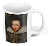 Fabulous Mug céramique William Shakespeare Ecrivain Portrait Blanc G