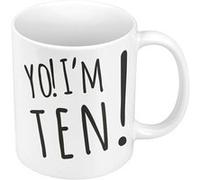 Fabulous Mug céramique Yo! I'm Ten Blanc G