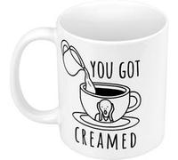 Fabulous Mug céramique You Got Creamed Café Crème Blanc G