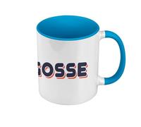 Fabulous Mug de Couleur Qualité Premium Bleu - Sale Gosse Expression Drôle Femme - Tasse avec anse et intérieur de couleur