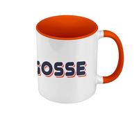 Fabulous Mug de Couleur Qualité Premium Orange - Sale Gosse Expression Drôle Femme - Tasse avec anse et intérieur de couleur