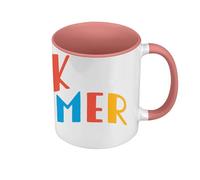 Fabulous Mug de Couleur Qualité Premium Rose - OK Boomer Humour Internet Web Meme - Tasse avec anse et intérieur de couleur