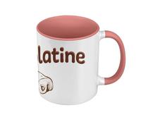 Fabulous Mug de Couleur Qualité Premium Rose - Team Chocolatine Humour Blague Toulouse Sud - Tasse avec anse et intérieur de couleur