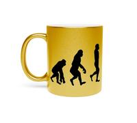 Fabulous Mug Doré en Céramique Chromé - Evolution Oud Maroc Musique Instrument Musicien - 325 ml