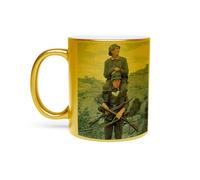 Fabulous Mug Doré en Céramique Chromé - La Grande Vadrouille Mais Dites Donc Bourvil Louis De Funes Film Francais - 325 ml