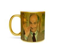 Fabulous Mug Doré en Céramique Chromé - Louis De Funes Acteur Francais Comedie - 325 ml